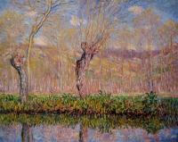 Monet, Claude Oscar - The Banks of the River Epte in Spring